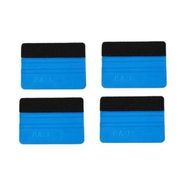 Imagem de Filme Vinílico Azul Para Envelopamento De Carros, Espátula, Ferramenta