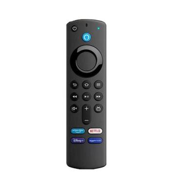Imagem de Controle Remoto Compatível com Stick Fire Tv- com Comando de Voz e tec