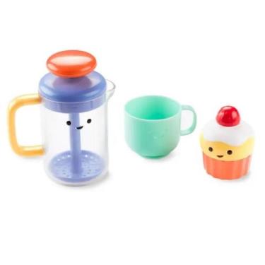 Imagem de Brinquedo De Banho Skip Hop Premium Modelos Variados Bebê, Café e Muff