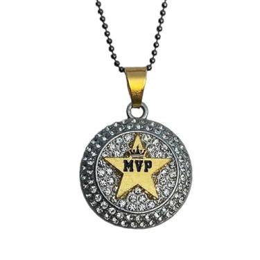 Imagem de Legacy Rings Presente de prêmio com pingente de troféu de campeonato MVP para campeão de torneio ou campeão da liga jogador mais valioso M.V.P (1)