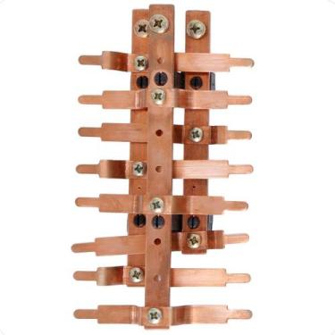 Imagem de Barramento Central Trifásico Padrão Cemar 100A para 16 Circuitos - Zat