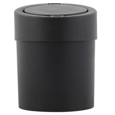 Imagem de Lixeira Press Com Tampa 5 Litros Preto - Coza Lixeira Press 5l Preto