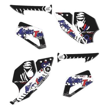 Imagem de Adesivo Protetor Pedaleira Compatível Crf 1000l África Twin Resinado -