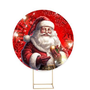 Imagem de Painel Festa Redondo Sublimado Natal 1,50m - Fadrix, NAT175