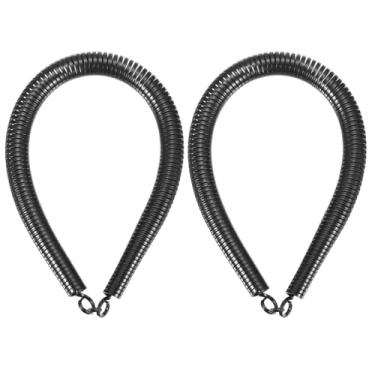 Imagem de HARFINGTON 2 peças de dobrador de tubo de mola de PVC 16,3 mm OD 380 mm de comprimento tipo B mola de dobra de tubo para dispositivos de dobra de tubos em energia hidráulica doméstica, preto