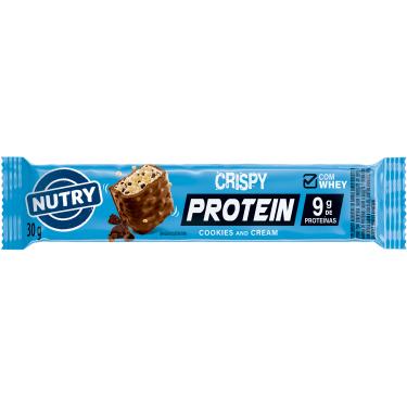 Imagem de BARRA PROTEINA WHEY COOKIES 30G NUTRY