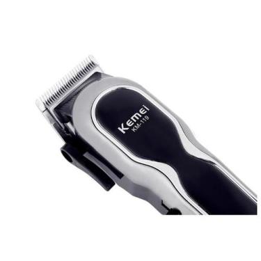 Imagem de Maquina de Cabelo Profissional Kemei KM119 Bivolt s/Fio Leve e Resiste