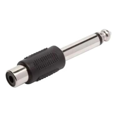Imagem de Adaptador P10 Macho Mono X Rca Fêmea Serie Gold