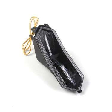 Imagem de Lanterna traseira de LED transparente Arashi para Yamaha YZF R1 2015-2016, luz traseira de freio de seta, acessórios de substituição integrados para motocicleta