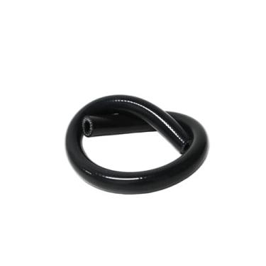 Imagem de I33T Tubo de silicone automotivo, ID 3/8" (9 mm) mangueira de silicone de acoplador reto, mangueira universal de refrigeração de radiador de alta temperatura de 3 camadas 1,6FT (0,5 m) (preto)