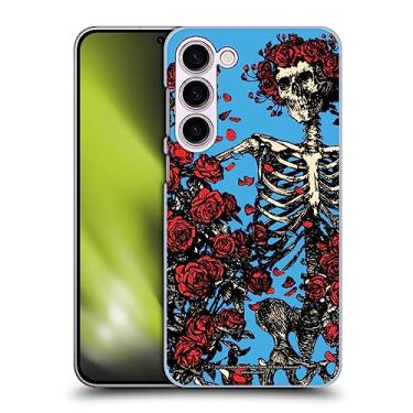 Imagem de Head Case Designs Capa rígida oficialmente licenciada Grateful Dead Bertha Skull Roses Trends compatível com Samsung Galaxy S23+ 5G