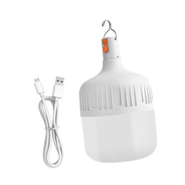 Imagem de Generic Lâmpada de emergência LED para acampamento, universal, alimentada por lâmpada, lâmpada recarregável de alto brilho para queda de energia, pesca, 7.6 Cm X 13 Cm