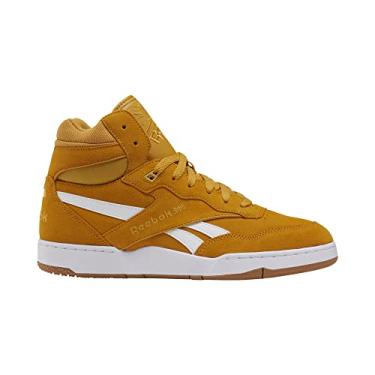 Imagem de Reebok Tênis unissex adulto Bb 4000 Ii Mid, Retro dourado/laranja chocante/branco, 44 BR
