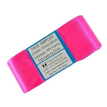 Imagem de TRADER, Fita De Cetim Trader 38mm N°9 Com 10 Metros, COR 14 PINK FLUORESCENTE