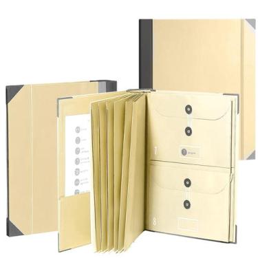 Imagem de Organizador de documentos Binder Seqgante If I Die 2 PCS Khaki