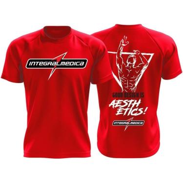 Imagem de Kit 2x Camisas Vermelha - Zyzz - Integralmédica-Unissex