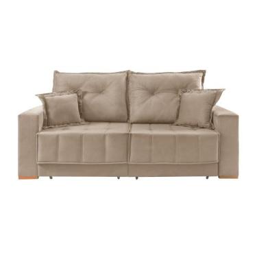 Imagem de sofá Retrátil 2 Lugares Pop Vicam Estofados 190cm Veludo Premium Confo