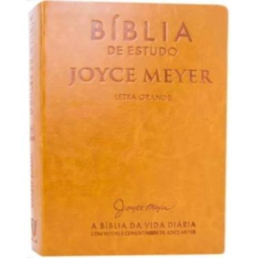 Imagem de Bíblia De Estudo Joyce Meyer: Nvi - Letra Grande - Capa Luxo Mostarda