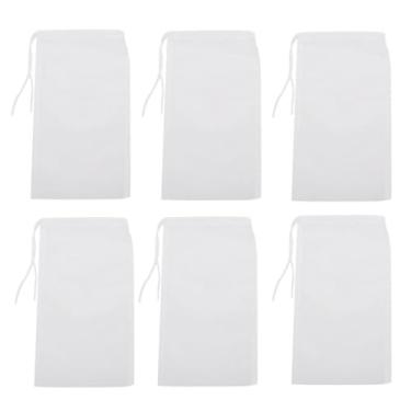 Imagem de 200 saquinhos de chá descartáveis para chá de folhas soltas, sacos de filtro de chá vazios, sachês de infusor de chá preenchíveis para chá solto, café, ervas, especiarias e mais (9 x 7 cm)