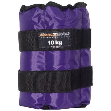 Imagem de 1 Uni Peso Caneleira Profissional 10kg De Academia Para Musculação E Treinos