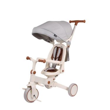 Imagem de Triciclo E-lite Trike c/ Pedal Off White Cinza Premium Baby