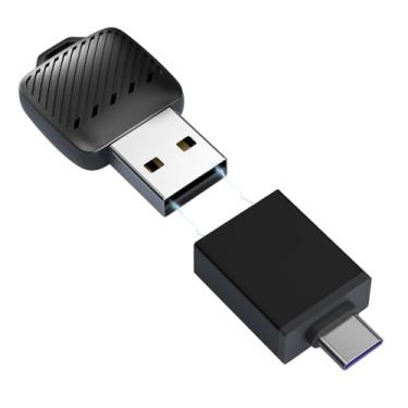 Imagem de TRPYD Adaptador sem fio CarPlay 2025 atualizado, Plug and Play, sem latência, converte com fio de fábrica para sem fio, compatível com iPhone (iOS 10 e acima) para carros 2016+ - Preto