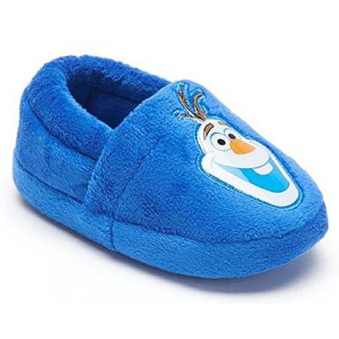 Imagem de Disney Chinelos Anna e Elsa Aline para meninas (GG / 11-12 M EUA criança pequena, Olaf)