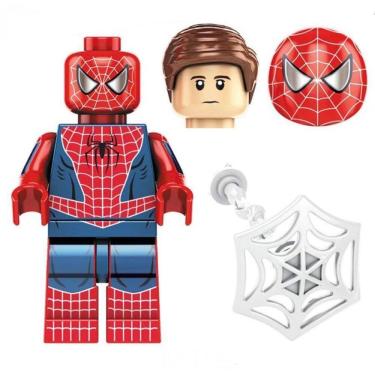 Imagem de Boneco Blocos De Montar Homem Aranha Sem Volta Pra Casa Red