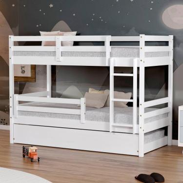 Imagem de Treliche Infantil Eco  Madeira Maciça Branco