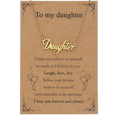 Imagem de EGHTvmok Presentes de aniversário para filha, Natal, Natal, adulto, 18, 21 anos, para filhas adultas, para mãe, pai, faculdade, formatura, dia das mães, dia dos namorados, colares para mulheres