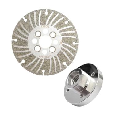 Imagem de oshhni Disco de desbaste para esmerilhadeira angular, acessório robusto, disco de desbaste multiuso para mármore, cimento e pedra, 6inch