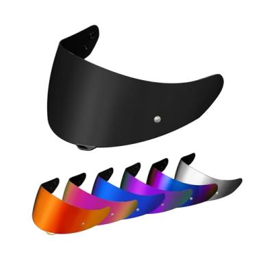 Imagem de PSLER Viseira C91 - HJ17 Capacete Viseira matizada C90 Pinlock-Ready Face Shield Substituição para HJ17 C90 C91 C91N, Preto