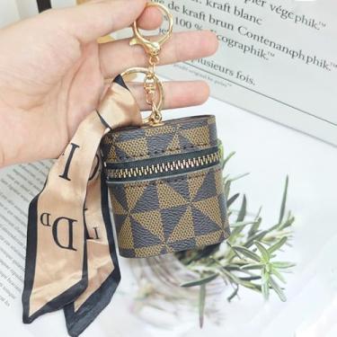 Imagem de Capa para fone de ouvido, caixa de armazenamento de fone de ouvido, pequena bolsa de armazenamento com zíper