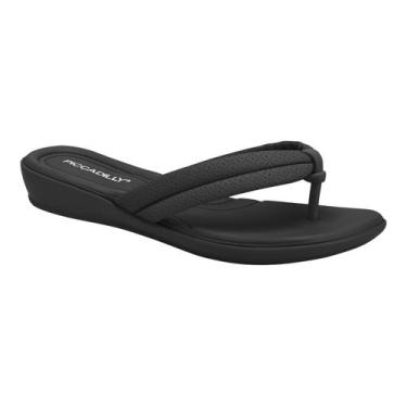 Imagem de Chinelo Macio Confortável Piccadilly Feminino, Preto, 38