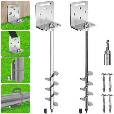 Imagem de Kit de Anclajes para Suelo BeneLabel para Set de Columpio con Trampolí