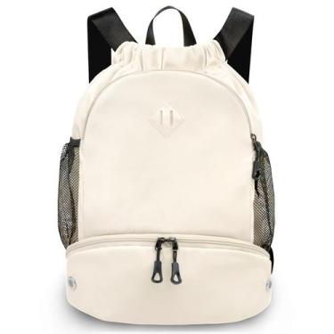 Imagem de Mochila con Cordon RHDZO para Gimnasio con Compartimento para Zapatos 