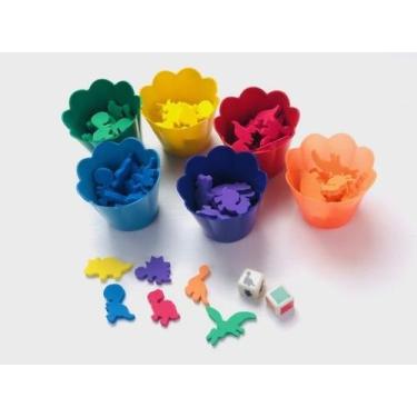 Imagem de Brinquedo Educativo Jogo dos Dinossauros - Materiais para Brincar