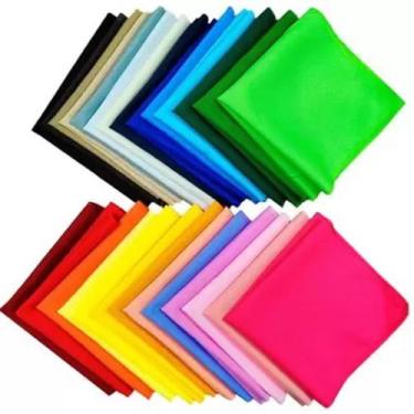 Imagem de Guardanapo 30x30 Tecido Liso ou para Sublimação - Jule Artes, Preto