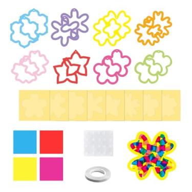 Imagem de Kit de Corte de,Conjunto de Materiais para Artesanato e Decoração - Arte De Ornamento Em,Para Menino Menina Casa Janela De Vidro Festa De Aniversario Atividade Ao Ar Livre Escola