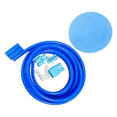 Imagem de RNXRZANK Conjunto de Snorkel para Mergulho, Snorkel para Natação, Equipamento de Snorkeling, Acessórios de Natação, Snorkel Seco Feito de Silicone E PVC para R, Três Tubos, Tamanho real