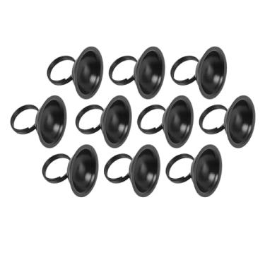 Imagem de Aramox 10 Suportes de Número de Mesa do Bloco, Suportes de Cartão de Aço Inoxidável do Lugar para o Aniversário da Festa de Recepção de Casamento para Fotos Dos Menus das Peças Centrais (Preto)