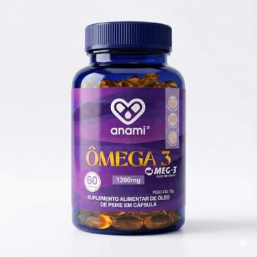 Imagem de Ômega 3 1200mg por dose MEG-3® – Alta Concentração de EPA e DHA – 60 Cápsulas – Anami