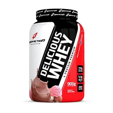 Imagem de Delicious Whey (900G) - Sabor Sorvete Napolitano, Body Action
