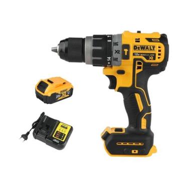 Imagem de Furadeira Sem Fio Compacta Dewalt 18V Com Motor Sem Escovas, Ferrament