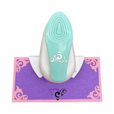 Imagem de Punção De Canto Ajustável Com Ação De Alavanca Para Artesanato Em Pape