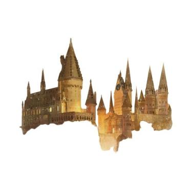Imagem de Pôster De Lona Para Quarto Infantil, Castelo De Hogwarts, Casa De Abób