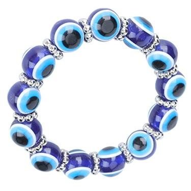 Imagem de Phefop Pulseira Feita à Mão Com Pingente de Mau Olhado, Pulseira de Olho Azul, Feita à Mão Com Pingente de Mau Olhado, Amuleto Turco para Mulheres, Homens, Adolescentes, Meninas, Meninos, Artesanato de Proteção