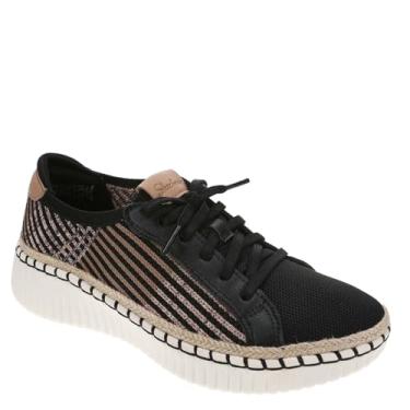Imagem de Skechers Wilshire BLVD-Breezy Stroll Tênis feminino, Preto/branco, 38