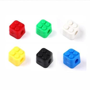 Imagem de Organizador universal de cabos e suporte para gerenciamento de cabos de mesa e armazenamento de cabo de telefone (6 quadrados)