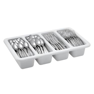 Imagem de Kit 10 Organizador Alimentício Multiuso Talheres Alimentos Pro Tampa